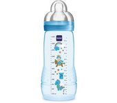 Biberón 2ª edad - MAM - Easy Active - Azul - 330ml - Tetina ultrasuave