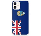 Coque Télephone Drapeau Sainte-Hélène, Ascension et Tristan da Cunha - iPhone 12