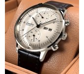 Reloj mecánico automático Luobin, relojes de vestir de marca de lujo para hombre, reloj de pulsera luminoso con calendario de acero inoxidable de 42mm para hombre