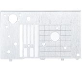 Placa de aguja de puntada recta para máquina de coser de acero, placa de aguja para CE1100PRW CE4400 CE 5500 para
