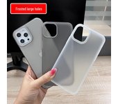 Funda protectora transparente anticaídas de TPU esmerilado compatible con iPhone 16/15Pro/14/7/8 16 Plus
