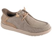 Zapatillas sin cordones Skechers: Melson - Coronado, Zapatillas deportivas beige para hombre 41,5