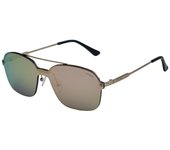 Gafas de sol ovaladas CABANI para Hombre-Mujer TU plata