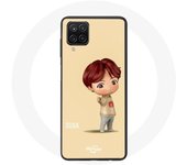 Coque pour Samsung Galaxy A12 BTS TinyTAN Animation Suga