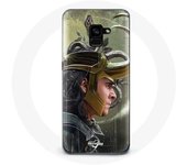 Coque pour Samsung Galaxy A8 Plus Loki Thor Ragnarok avec Casque Fanart Saison 1