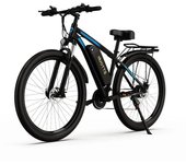 Bicicleta eléctrica urbana DUOTTS C29-S de 500 W, batería de 48 V y 15 Ah, cambio Shimano de 21 velocidades, neumáticos de 29 , frenos de disco, autonomía de 100 km 48V 750W 15Ah negro/azul