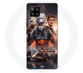 Coque Maniacase pour Samsung Galaxy A42 5g Max Verstappen F1 art wallpaper