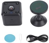 Mini cámara 1080P Wifi con visión nocturna, inalámbrica, portátil, de vigilancia para el hogar y la oficina.