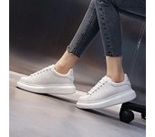 Zapatos de mujer Cientos de zapatos blancos de verano Cientos de zapatos de suela gruesa Modelos de pareja de estudiantes Zapatos de tabla para hombres y mujeres 40 negro