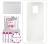 apgo MATTE Protective Skin Sticker for the back compatible with Xiaomi Poco M2 Pro, Wrap Film, Hydrogel Film, Flexible, Soft TPU with positioning laye