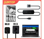 Sensor de Rayos X Dental Radiovisiógrafo HD Sistema de Imagenología Intraoral Digital Sensor Digital Portátil de Rayos X Instrumentos Herramientas Odontología sensor 0.8 negro