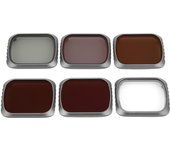 Filtros de lente de cámara Junestar UVCPLND4ND8ND16ND32 (juego 6 en 1) para DJI Mavic Air2S