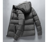 Abrigo de invierno grueso para hombre, chaqueta vintage, chaqueta corta urbana para exteriores, estilo montaña, ropa XXXXL negro