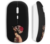 Souris Sans Fil Dark Girl Roses
