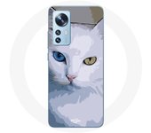 Coque pour Xiaomi Mi 12 / 12X Turc de van Chat oeil bleu et oeil jaune