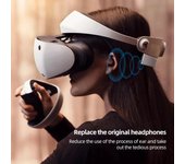Amplificador de audio para auriculares PS VR2, interfaz de audio de 3,5 mm, altavoz estéreo, altavoz externo portátil para casco de PlayStation VR2.