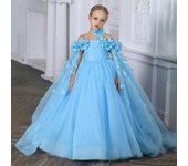 Vestidos formales de dama de honor de color rosa para niñas, elegante vestido de noche de tul con flores, vestido de princesa para fiesta de bodas, cumpleaños, graduación, disfraz de 8 a 12 años 8Y verde
