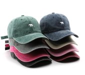 Hombres Mujeres Gorra De Béisbol Bordada Perfil Bajo Día Del Padre Sombrero Snapback Vintage Ajustable Lavado 56-60cm