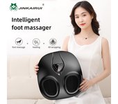 Jinkairui Multifunctional electric Foot Massager Airbag Kneading Roller Heating acupressure fatigue relief Massager