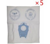 Bolsa para polvo para aspiradora, 5 unidades, adecuada para aspiradora Bosch original, bolsas para polvo Hoover tipo P 468264 461707