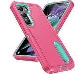 Funda anticaída para teléfono móvil Samsung Galaxy S23 Ultra S22 Plus S 23 22 A53 A13 A14, funda protectora sin huellas dactilares for Galaxy S23 plus rojo