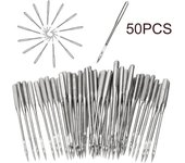 50 Uds agujas para máquinas de coser domésticas aguja Universal 50pcs
