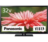 Televisor LCD Panasonic 32 V compatible con ARC VIERA de alta definición compatible con otros programas de grabación TH-32J300 negro