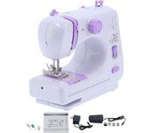 Máquina de coser 505A 605, minimáquina de coser overlock eléctrica multifuncional de escritorio para el hogar