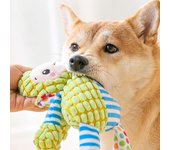Juguete de peluche para mascotas, rompecabezas para perros y gatos, animales bonitos, resistente a mordeduras, interactivo, chillón, Limpieza de dientes, juguete para masticar, suministros para mascotas