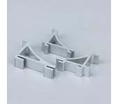 Clips para estantes, soporte de repuesto para congelador, ganchos de Metal, hebillas, Clip