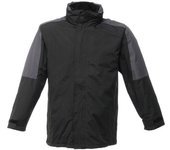 Chaqueta 3 en 1 Defender III de Regatta para hombre (impermeable y resistente al viento) S gris/negro
