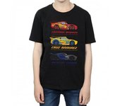 Camiseta de algodón con perfil Racer de Cars para niño 5-6 Years negro