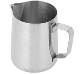 Jarra de acero inoxidable para espumar leche, capuchino, jarra para espumar leche, arte latte