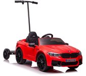 Coche a batería BMW M5 con plataforma para padres, rojo, lacado