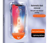 Protector de pantalla de vidrio templado anti-píos Apple 15 para iPhone 11/12/13/14 Pro Max y XR/Xs, cobertura total sin polvo. Apple 15pro