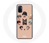 Coque pour Oppo A53 BTS TinyTAN Animation Affiche RM Jin Suga J-Hope Jimin V Et Jungkook