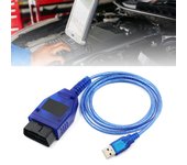 Interfaces OBDII K DCAN, cable USB, escáneres, programa del controlador, conexiones del vehículo, diagnóstico de códigos