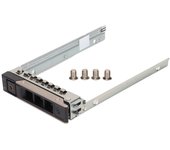 Bandeja de disco duro con interfaz SASSATA de 2,5 pulgadas, material metálico plateado, bandeja para disco duro de computadora para Dell R740