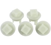 5 piezas de piezas para picadora de carne de cocina doméstica, funda de engranaje de plástico compatible con Bosch