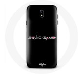 Funda para Samsung Galaxy S4 Squid Game logo Fondo Negro