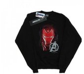 Marvel Sudadera cepillada de Iron Man de Avengers Endgame para niños 12-13 blanco