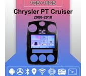 Radio de coche Android Auto Carplay para Chrysler PT Cruiser 2000-2010 Reproductor multimedia Unidad principal Estéreo Navegación GPS BT WIFI 1+16 GB 1+16GB