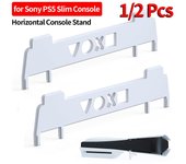 1/2 piezas de soporte de consola horizontal para Sony Playstation 5 Slim, soporte fijo, soporte de base de escritorio para PS5