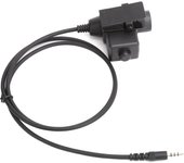 Adaptador de cable PTT U94 con conector militar de 3,5 mm para iPhone, Samsung y HTC.