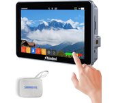 Monitor de cámara Shimbol M5 con pantalla táctil de alto brillo, 1200 nits, monitor de video 4K HDR HDMI 1920 x 1080 3D, compatible con DSLR, video de película de mano