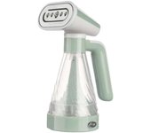 Plancha de vapor para ropa Plancha de vapor portátil de mano para telas y prendas con cepillo quitapelusas Calentamiento ultrarrápido Vapor continuo para una plancha potente verde