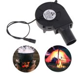 Ventilador para barbacoa de 110 V y 220 V, estufa de calefacción para barbacoa, soplador de aire de 3 a 12 V, ventilador para parrilla de cocina, encendedor de carbón de velocidad ajustable 9733 EU