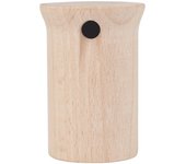 Silbato de llamada de pájaro de madera, flauta de silbato de pájaro de madera, instrumento Musical educativo color de madera antigua