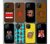 Linda funda de teléfono Domo -Kun para Iphone 11 12 Mini 13 14 Pro Xs Max X 8 7 6s Plus 5 Se Xr Shell iPhone14ProMax