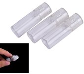 Envase de plástico de 3Ml, tapa de tornillo, caja de maquillaje, tamiz cosmético vacío de plástico, tarros de polvo sueltos 1pcs